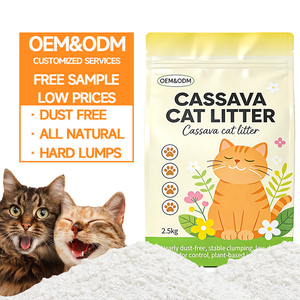 Arena para <span class=keywords><strong>Gatos</strong></span> de Yuca Súper Absorbente de Aglutinación Rápida, Partículas Pequeñas, Mejor que la Bentonita, <span class=keywords><strong>Precio</strong></span> de Fábrica - Product Image 1