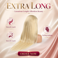 Perruque en Cheveux Humains Vierges en Promotion, Couleur Blonde 613, Lisse Soie, Perruque Frontale HD Transparente 13x4 Sans Colle, Pré-coupée avec Ligne de Cheveux Naturelle