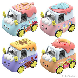 Modèle de <span class=keywords><strong>camion</strong></span> de nourriture miniature en métal populaire, chariot de desserts, voiture miniature, jouet pour enfants et souvenir décoratif pour collectionneurs - Product Image 6