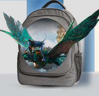 Sac à dos de marche avec ventilateur hologramme Sac à bandoulière holographique avec éclairage LED pour la publicité