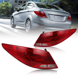 Feux arrière à LED pour <span class=keywords><strong>Hyundai</strong></span> Accent Verna Solaris 2010 2011 2012 2013 Feu arrière de frein arrière Clignotant Pièces détachées automobiles - Product Image 5
