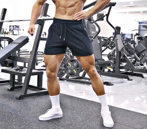 Shorts de Sport Homme Grandes Tailles, Short Baggy Homme Taille élastique,Pantalon Jogging Homme Couleur Pure Casual Regular Respirant Shorty avec Poches Classique Ample pour Les Vacances La Plage