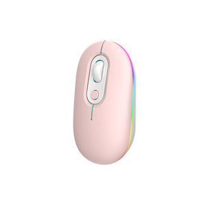 Wholesale Good Quality bluetooth Dual-mode Rechargeable Wireless Mouse 5.0 Mute Glow Silent <b>Notebook</b> 2.4g Usb Wireless Mouse - Product Image 1