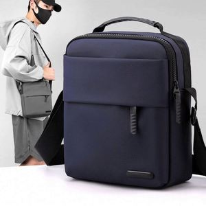 Bolso Bandolera de PU con Logotipo Personalizado, Bolso de Mensajero Casual de Alta Calidad para Negocios, Bolso de Pecho para Hombre - Product Image 6
