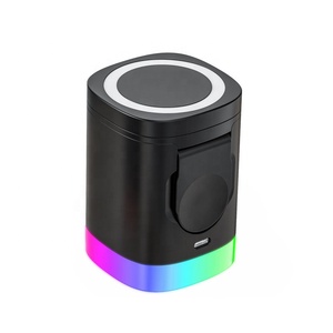 Nuevo Cargador Magnético Portátil <span class=keywords><strong>3</strong></span> en 1 con Luz Nocturna LED de 15W y Base de Carga Inalámbrica para iPhone 13 y <span class=keywords><strong>AirPods</strong></span> (2026) - Product Image 3