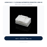 Connecteur automobile mâle LIZONE 936211-1 à 16 broches, boîtier 2,3 mm, adaptateur étanche IP67, certifié ISO9001 pour câblage OEM