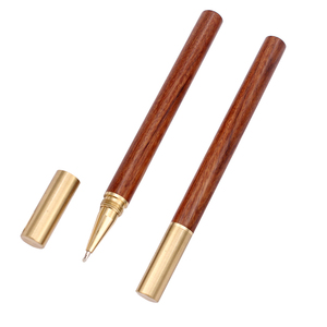 Stylos en bois de luxe stylos à bille roulants étui affichage ébauches en bois de haute qualité en bois de noyer pour sac d'affaires Opp Yihua OPP ou boîte - Product Image 1