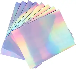 批发全息金属化银金纸全息纸板用于紫外印刷