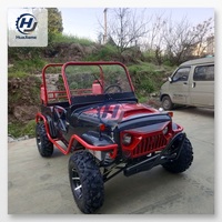 Dune Buggy 350CC à essence, pneus robustes, bleu marine, tout-terrain