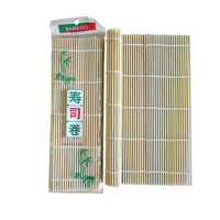 Tapis de voyage antiadhésif en bambou, vert, pour la fabrication de Sushi roulé, vente en gros,