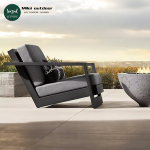 Ensemble de meubles de salon de jardin en aluminium de luxe pour l'extérieur, canapé de jardin, meubles de jardin, canapé imperméable pour l'extérieur - Product Image 1