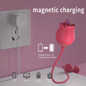 S-HANDE Produits Sexuels <span class=keywords><strong>Rose</strong></span> Vibrator, Vibrateurs pour Femme, Vibrateur Lèche-Clitoris, Vibrateurs Roses avec Stimulateur de Langue - Product Image 5