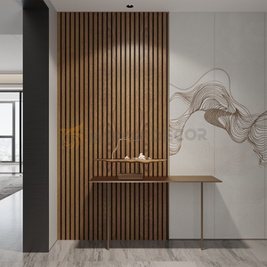 Decoración de pared Paneles acústicos de pared de madera flexibles Estudio de música Paneles acústicos <span class=keywords><strong>Autex</strong></span> acústicos para paredes - Product Image 3