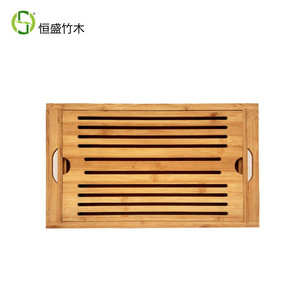 Étagère à pain en bambou et bois Hengsheng, plateau en bois pour boulangerie, plateaux de service - Product Image 3