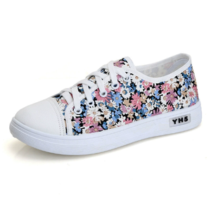 <span class=keywords><strong>Scarpe</strong></span> di tela da ragazza di nuovo Design alla moda <span class=keywords><strong>scarpe</strong></span> piatte con stampa floreale Casual da donna - Product Image 3
