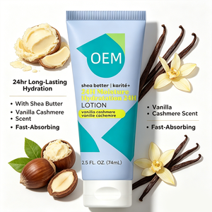 Lotion hydratante 24h Shea Better Vanilla Cashmere 2,5 oz (74 ml), soin nourrissant Karité+ - Product Image 3