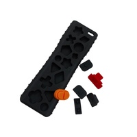 OEM ODM Waterproof Rubber Keypad Buttons Silicone Keyboard Customized Color With Silkscreen Debossed Embossed Laser Etching Logo