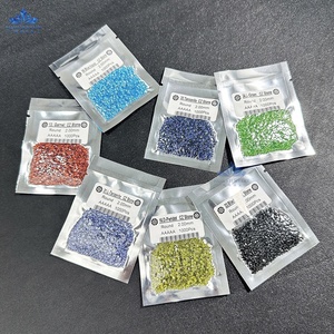 Wuzhou <span class=keywords><strong>prix</strong></span> de gros rond en vrac CZ pierre noir grenat améthyste péridot Champagne saphir couleur CZ 5A zircon cubique blanc - Product Image 3