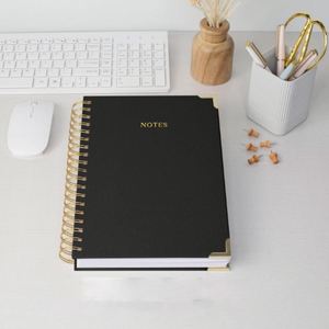 Factory Sale Hardcover Spiral Custom Designed Journal A5 <b>Thick</b> Pu Leather <b>Notebook</b> With Customisable Logo - Product Image 2