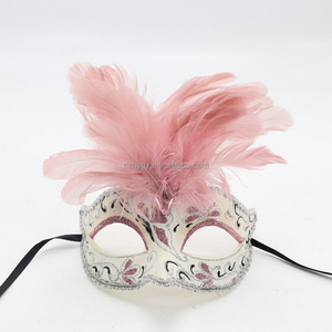 <span class=keywords><strong>Masque</strong></span> de mariage <span class=keywords><strong>rose</strong></span> de style carnaval vénitien pour Halloween Mardi Gras Party Events - Product Image 1