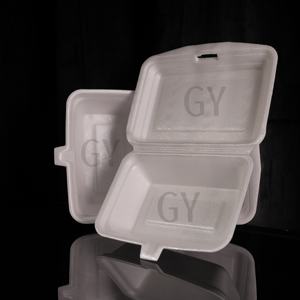 Food Box Single-use Foam Containers Takeout Foam <b>Boxes</b> Disposable Food Packaging Flat Grid Box Three-Compartment Box <b>Meal</b> <b>Boxes</b> - Product Image 6