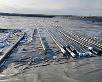 Geomembrana de HDPE para Revestimiento de Estanques y Almacenamiento de Residuos Sólidos Industriales, 61 Años de Experiencia de Fábrica
