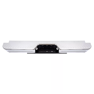 Paraurti Posteriore Universale in Acciaio Cromato con Gradino Diamantato per <span class=keywords><strong>Ford</strong></span> F-150 F-250 F-350 - Product Image 2