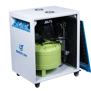 Compressore d'aria senza olio medico Greeloy 1Hp con essiccatore