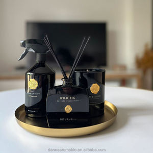 Ensemble cadeau d'aromathérapie à 3 pièces très vendu, bougie parfumée, diffuseur de roseaux, vaporisateur d'ambiance, parfum longue durée pour la décoration de la <span class=keywords><strong>maison</strong></span> - Product Image 3