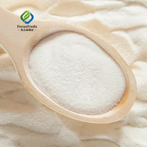 में सुधार त्वचा नमी FocusFreda 100% शुद्ध कच्चे सामग्री को कम त्वचा झुर्रियों सोडियम Hyaluronate खाद्य ग्रेड Hyaluronic एसिड