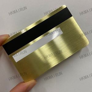 Tarjeta de Crédito de Metal en Blanco con Doble Chip EMV, Negro Mate de Lujo, para Grabado Láser, Gran Venta - Product Image 1