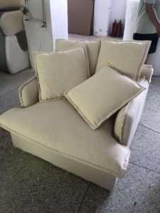 <span class=keywords><strong>Canapé</strong></span> Dawson au design moderne DISEN, <span class=keywords><strong>fauteuil</strong></span> en tissu pur coton, ensembles de canapés pour salon, banc, causeuse, meubles de maison - Product Image 4