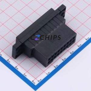 HC-3810-2*9EY-05 Housing (Wire-to-Board / Wire-to-Wire) P=3.81mm Connector 2x9P 3.81mm 5.08mm 2 - Product Image 2