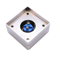 Bouton-poussoir d'extérieur électronique intelligent DFD 12V à anneau lumineux, en alliage de zinc, pour contrôle d'accès OEM