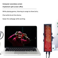 Écran LCD portable IPS tactile ultra-large de type barre 4K de 6,9/7,9/8,8/11,3/12,6/14,1 pouces pour ordinateur PC portable
