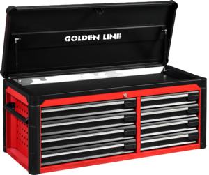 Goldenline Hoogwaardige 8 Laden Metalen Stalen Opslag Trolley Aanpasbare Oem Garage <span class=keywords><strong>Roller</strong></span> Gereedschapskast Voor Werkplaats Gebruik - Product Image 3