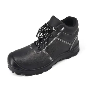 Zapatos de seguridad para hombre, botas de seguridad antideslizantes con punta de acero y cuero al óleo, para invierno, 2023
