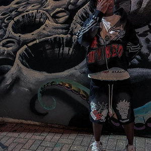 Baggy 100% tinh khiết bông đau khổ tùy chỉnh trên tất cả các màn hình <span class=keywords><strong>in</strong></span> ấn cắt Mens Bling Rhinestone cổ điển Boxy phù hợp với áo - Product Image 2