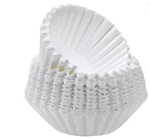 Large Coffee Filters (9.75" x 4.5") 12 Cup Taller-Walled Filters to Prevent Messy Ground Overflow