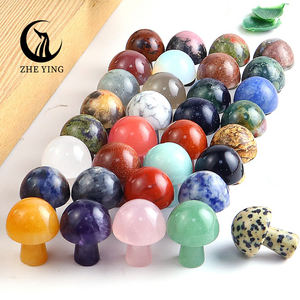 Мини-Грибы Zhe Ying, кристалл, полудрагоценный натуральный драгоценный камень, ремесленный лечебный кварцевый мини-гриб, резной камень, гриб - Product Image 6