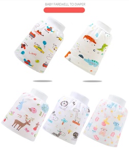 Pantaloncini impermeabili in tessuto comodo per ragazzi e ragazze pantaloni da allenamento per vasino notte gonna da letto per bambini mutandine bagnanti - Product Image 4