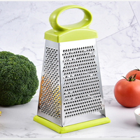 Râpe de cuisine en acier inoxydable 430 de 5 pouces pour trancher, éplucher et râper finement le fromage, le chocolat et les pelures de citron, râpe alimentaire