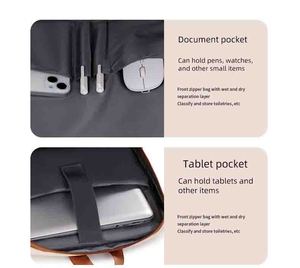 Laptop Backpack HOJO Business Travel Trip <b>Computer</b> Pack <b>Bag</b> Expandable Laptop Backpack Unisex - Product Image 2