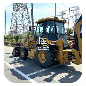 Cargadora retroexcavadora CAT420F usada más vendida, cargadora de ruedas de 8 toneladas de carga nominal, bomba hidráulica, motor en excelente estado, entrega rápida. - Product Image 1