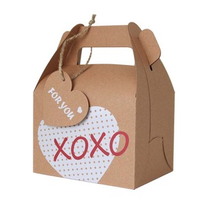 Mango caja de papel regalo Cupcake dulces cajas de embalaje para San Valentín decoración de fiesta de San Valentín - Product Image 4