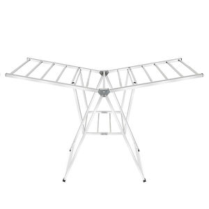 Séchoir à tissu pliable en acier inoxydable, support d'extérieur pour vêtements - Product Image 2