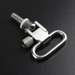 สกรูสแตนเลสขนาด 1 นิ้ว แบบถอดเร็ว QD Sling Swivel Mount อุปกรณ์ยุทธวิธีสำหรับการล่าสัตว์และการยิงปืน สีเงิน - Product Image 5
