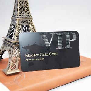 บัตรธุรกิจ RFID NFC สแตนเลส 304 แบบกำหนดเอง เป็นมิตรกับสิ่งแวดล้อม ทนทาน รีไซเคิลได้ พิมพ์ลายสลักชื่อ มุมโค้งมน - Product Image 4