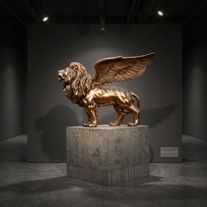 Figurine en <span class=keywords><strong>bronze</strong></span> de style grec-romain à relief dynamique - Sculpture d'art classique en 3D de luxe pour la décoration intérieure - Product Image 2