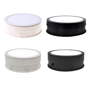 Piattaforma Girevole Elettrica 15cm/20cm con Luce LED, Tavolo Rotante per Servizi Fotografici - Product Image 6